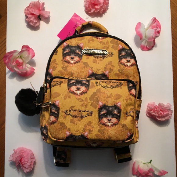 betsey johnson yorkie bag